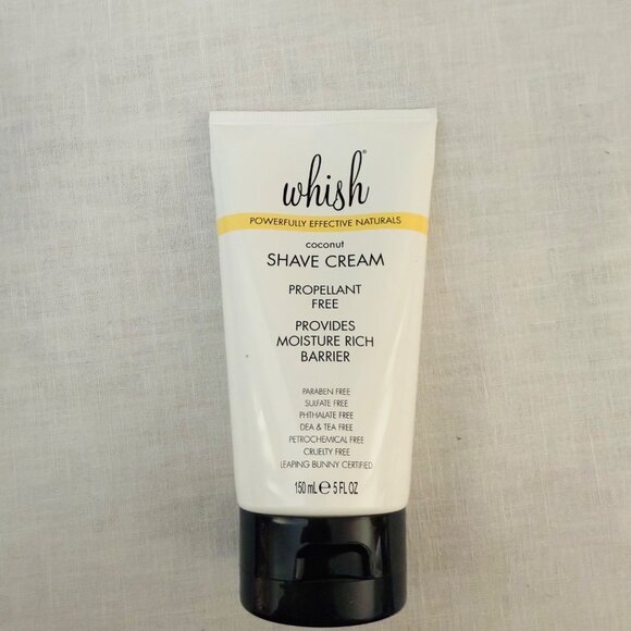 Whish Coconut Shave Cream Full Size 150ml Moisturizing and Soothing Formula - Picture 6 of 8